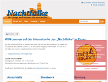 Tablet Screenshot of nachtfalke-ruhr.de